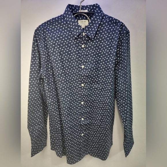 Julian & Mark Men's Large Ryan Geo Dot Print Long Sleeve Button Up … - Picture 8 of 13